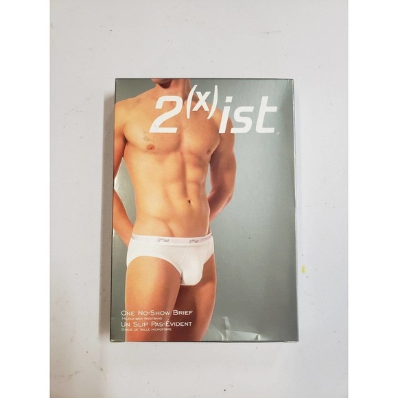 2(X)IST Other - 2(X)IST Underwear Mens Medium Black Microfiber Waistband No Show Hip Brief NWT